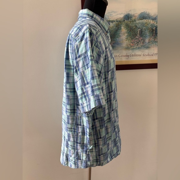 SOUTHERN TIDE | mens Maho Bay Plaid Shirt Size: L - Picture 3 of 15